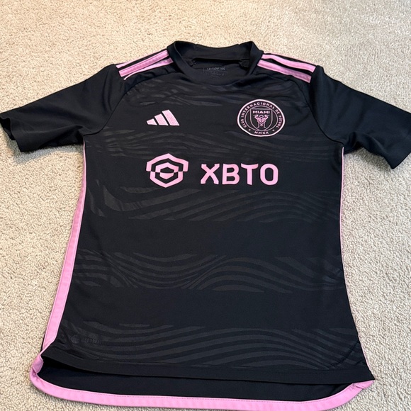 adidas Other - Adidas kids inter Miami Black and Pink Soccer Jersey